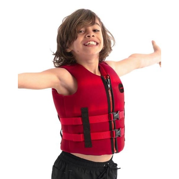 Gilet jetski enfant - JOBE NEOPRENE LIFE VEST KIDS RED