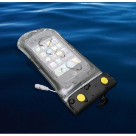 Pochette étanche pour iPhone 6 et Smartphone 9,8cm x 21.8cm IPX8 3mètres - O'Wave 2340156