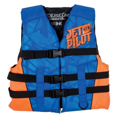 Gilet enfant 8-10 ans JetPilot Cause Youth 50N Nylon Vest