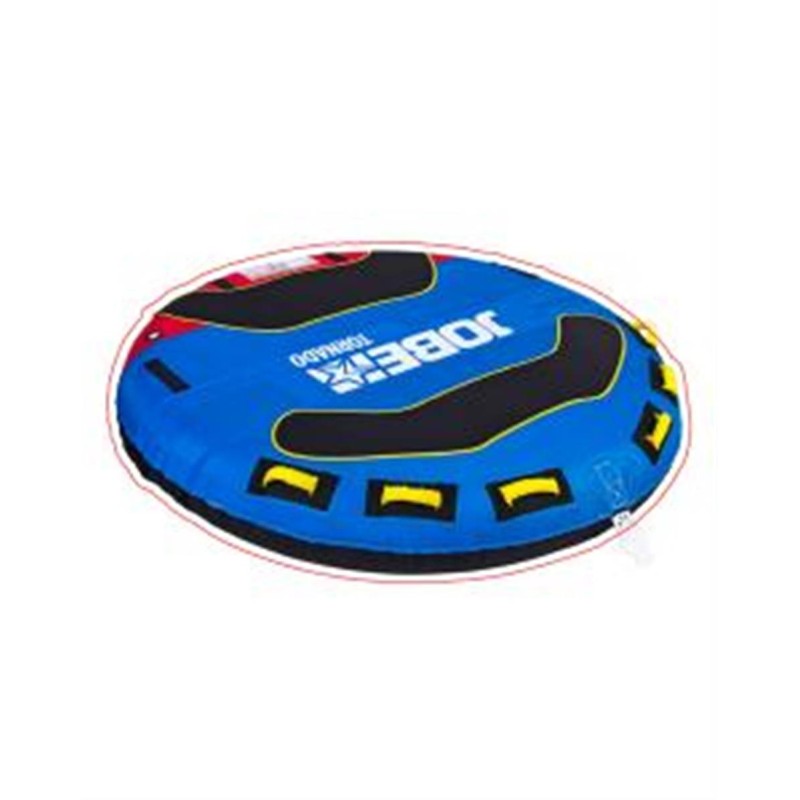 Bouée Tractable JOBE DROPLET 3P - Pour 3 Personnes, 6 Poignées, PVC Robuste - Idéal Bateau, Plage, Loisirs Nautiques