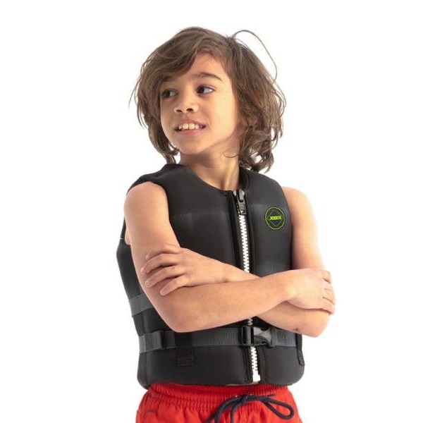 Gilet jetski enfant 50N  - JOBE NEOPRENE LIFE KIDS Black
