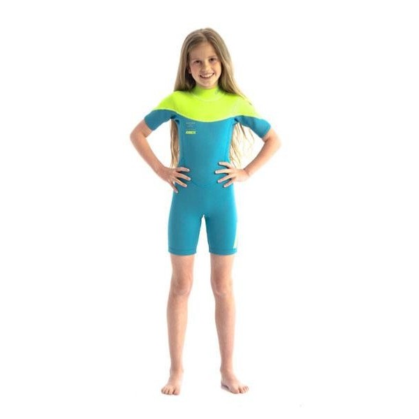Combinaison shorty jet ski Enfant 2mm - Jobe Boston Sarcelle